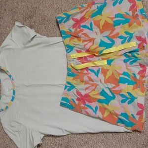 Lands End PJ Set EUC